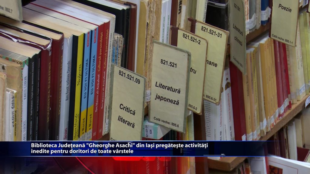 Biblioteca Judeteana Gheorghe Asachi din Iasi pregateste activitati inedite pentru doritorii de toate varstele