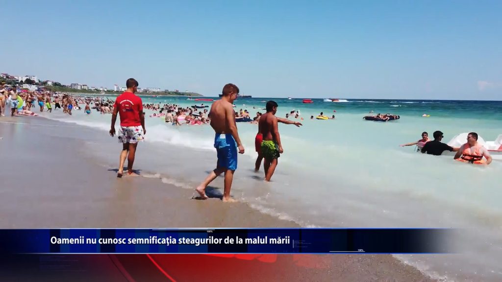 Oamenii nu cunosc semnificatia steagurilor de la malul marii