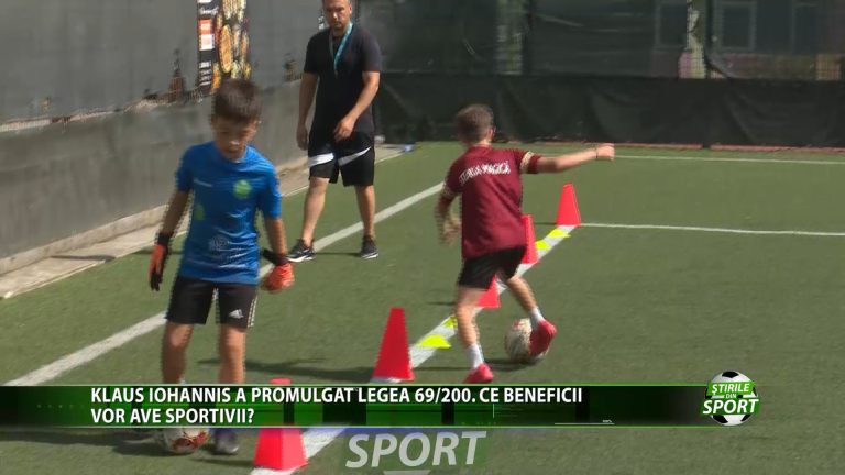 KLAUS IOHANNIS A PROMULGAT LEGEA 69/2000. CE BENEFICII VOR AVEA SPORTIVII?