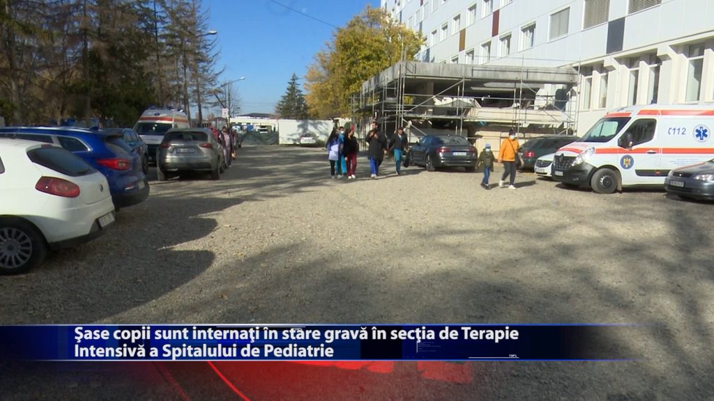 Șase copii sunt internați în stare gravă în secția de Terapie Intensivă a Spitalului de Pediatrie