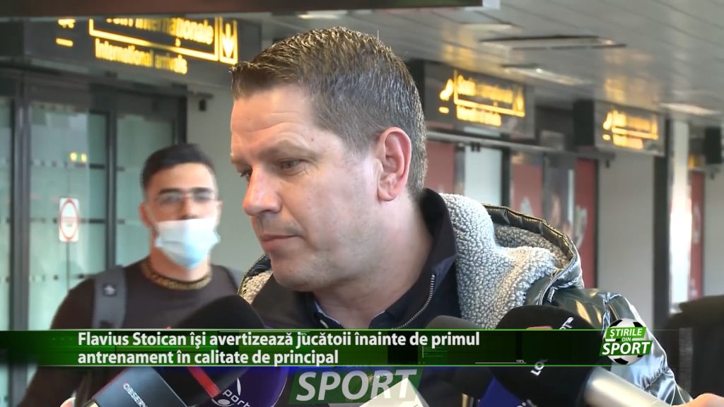 Flavius Stoican isi avertizeaza jucatorii inainte de primul antrenament in calitate de principal „Sunt fratele si tatal lor, dar când vad asta explodez!”