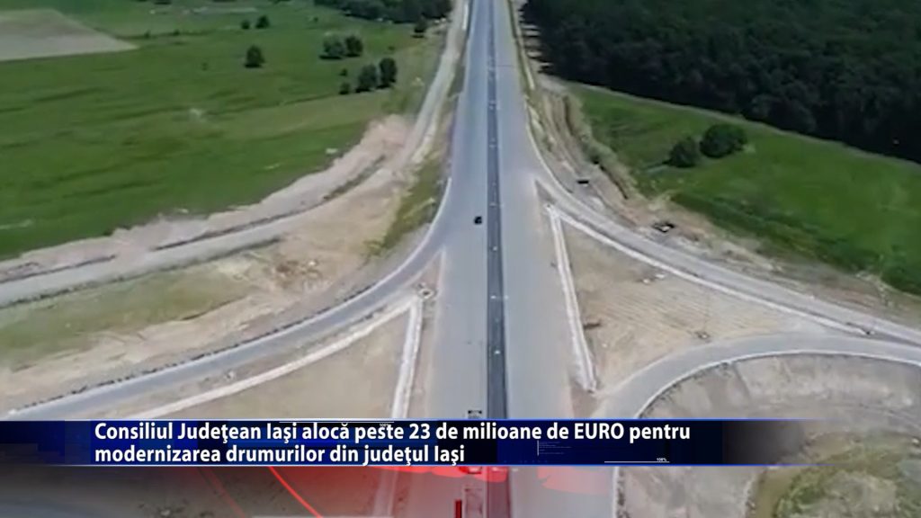 Consiliul Judetean Iasi aloca peste 23 de milioane de EURO pentru modernizarea drumurilor din judetul Iasi