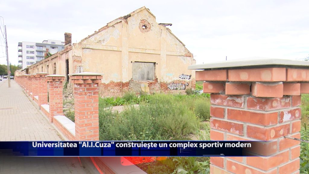 Universitatea „Al.I.Cuza” construiește un complex sportiv modern