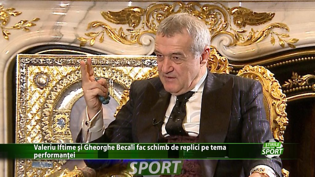 Valeriu Iftime si Gheorghe Becali fac schimb de replici pe tema performantei