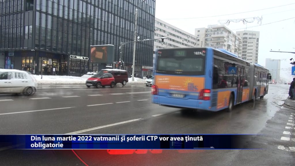 Din luna martie 2022 vatmanii si soferii CTP vor avea tinuta obligatorie