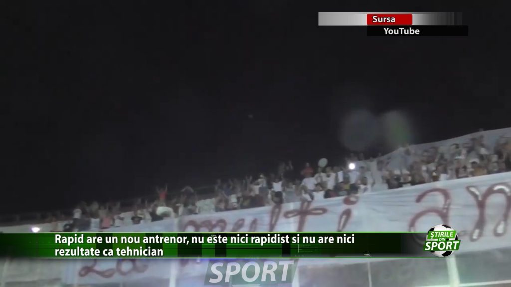 Rapid are un nou antrenor, nu este nici rapidist si nu are nici rezultate ca tehnician