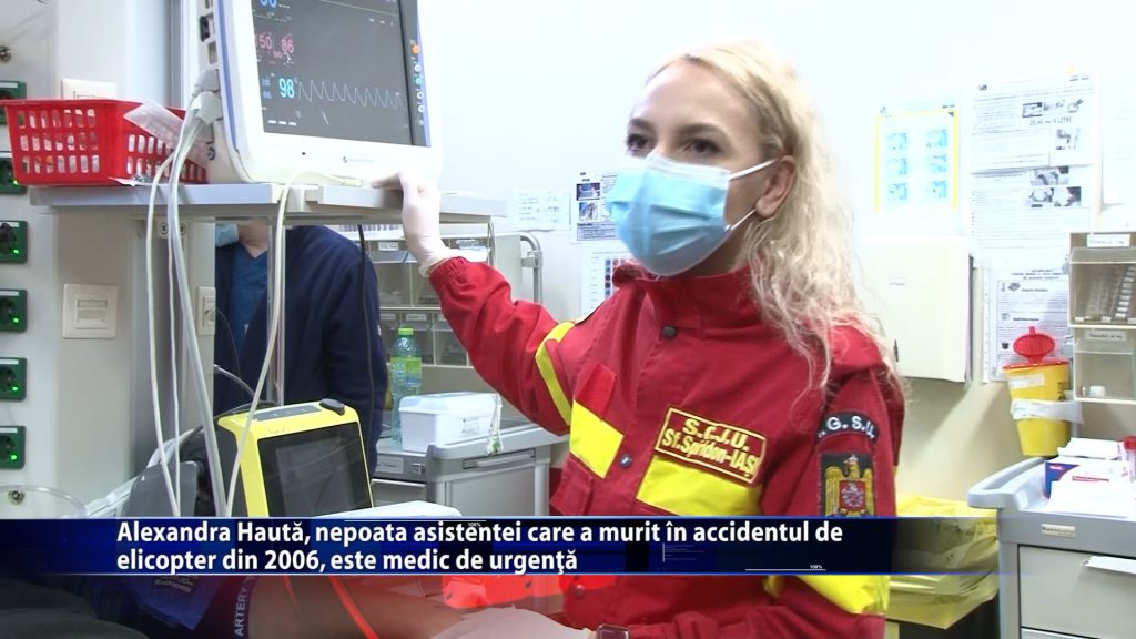 Alexandra Hauta, nepoata asistentei care a murit in accidentul de elicopter din 2006, este medic de urgenta