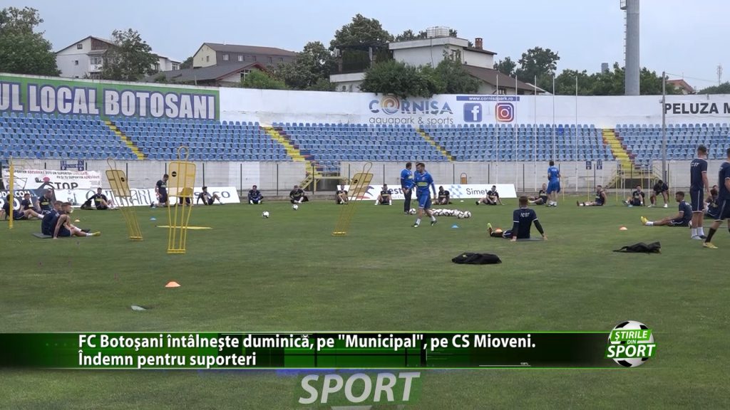 FC Botosani intalneste duminica, pe „Municipal”, pe CS Mioveni. Moldovenii au nevoie de victorie pentru a urca inapoi pe podium, dar pentru asta jucatorii au nevoie de aportul suporterilor