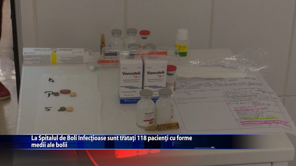 La Spitalul de Boli Infectioase sunt tratati 118 pacienti cu forme medii ale bolii