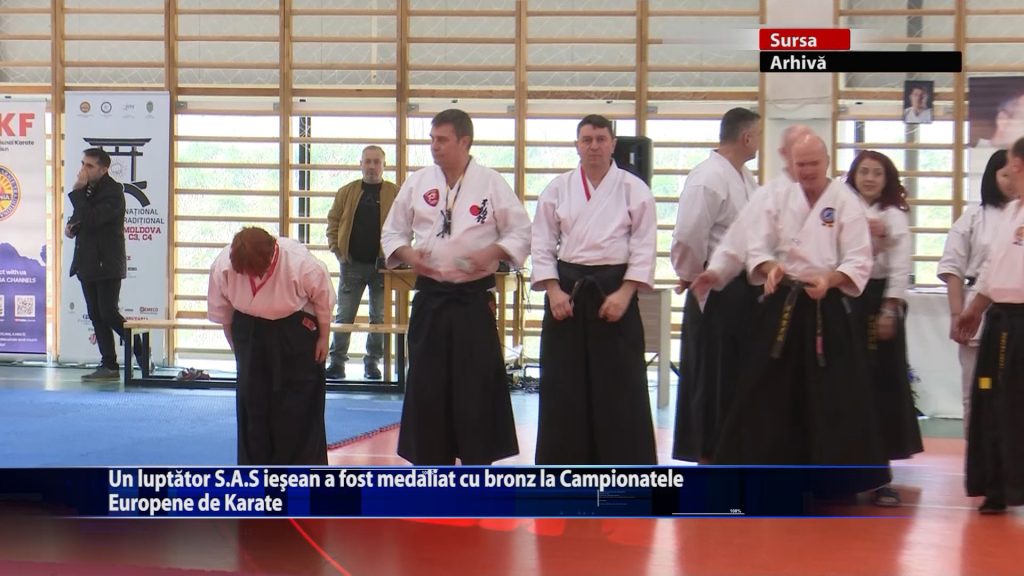 Un luptator S.A.S. iesean a fost medaliat cu bronz la Campionatele Europene de Karate