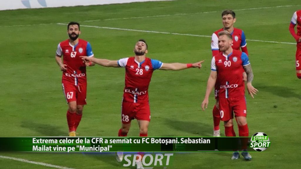 Extrema celor de la CFR a semnat cu FC Botosani. Sebastian Mailat vine pe „Municipal”