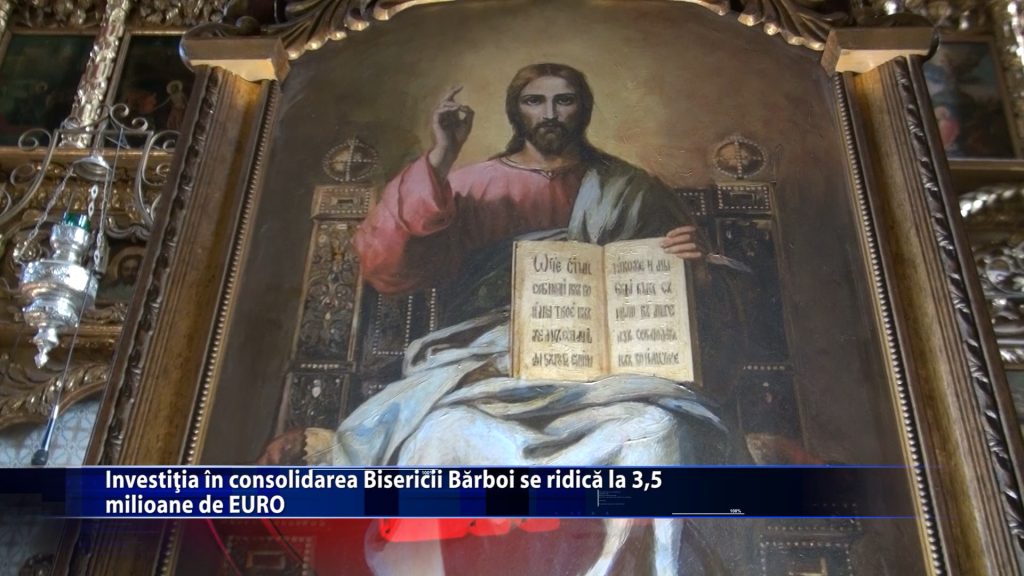 Investitia in consolidarea Bisericii Barboi se ridica la 3,5 milioane de EURO