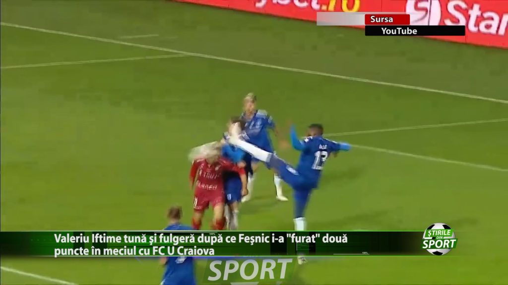 Valeriu Iftime tună și fulgeră după ce Fesnic i-a „furat” doua puncte în meciul cu FC U Craiova
