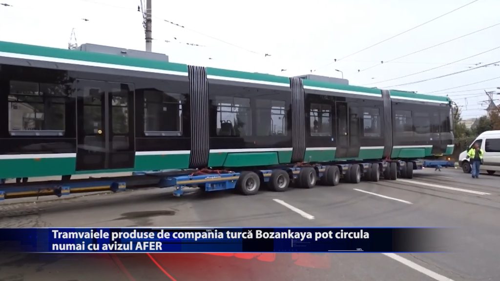 Tramvaiele produse de compania turca Bozankaya pot circula numai cu avizul AFER