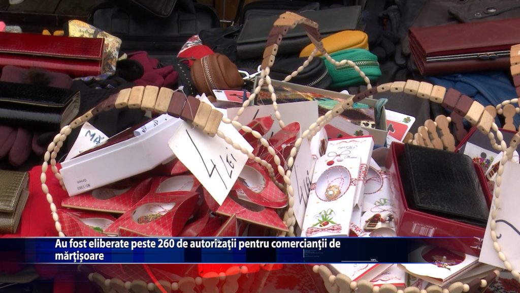 Au fost eliberate peste 266 de autorizatii pentru comerciantii de martisoare
