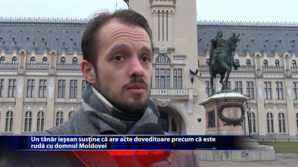 Un tanar iesean sustine ca are acte doveditoare precum ca este ruda cu domnul Moldovei