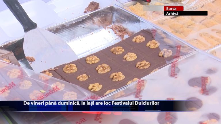 De vineri până duminică, la Iași are loc Festivalul Dulciurilor