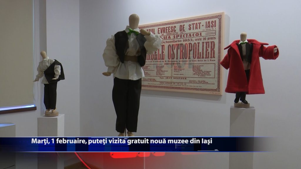 Marti, 1 februarie, puteti vizita gratuit noua muzee din Iasi