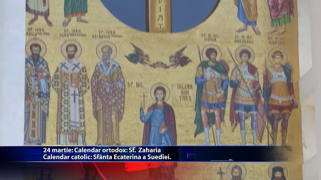 Sfintii zilei: Calendar ortodox: Sfantul Zaharia Calendar catolic: Sf. Ecaterina a Suediei