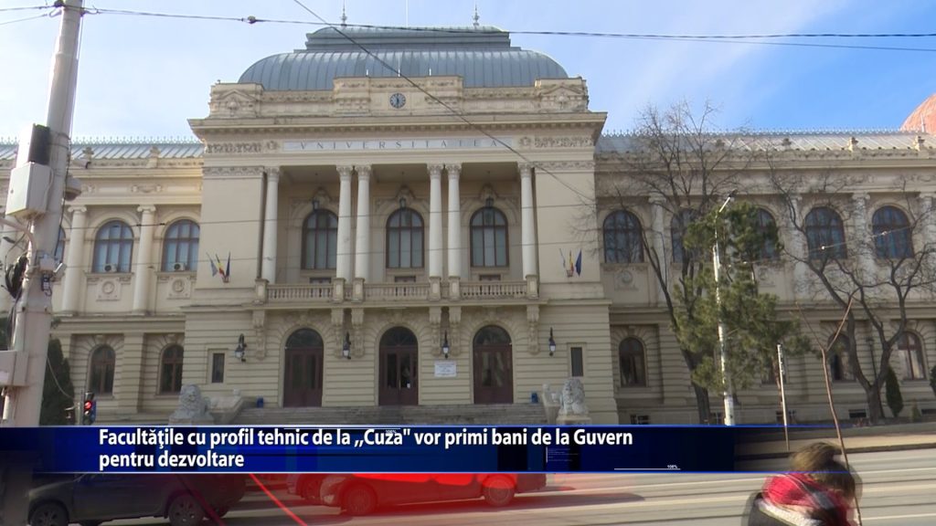 Facultatile cu profil tehnic de la „Cuza” vor primi bani de la Guvern pentru dezvoltare