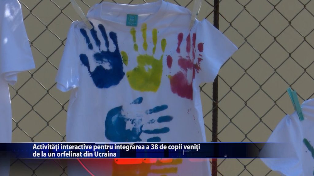 Activitati interactive pentru integrarea a 38 de copii veniti de la un orfelinat din Ucraina