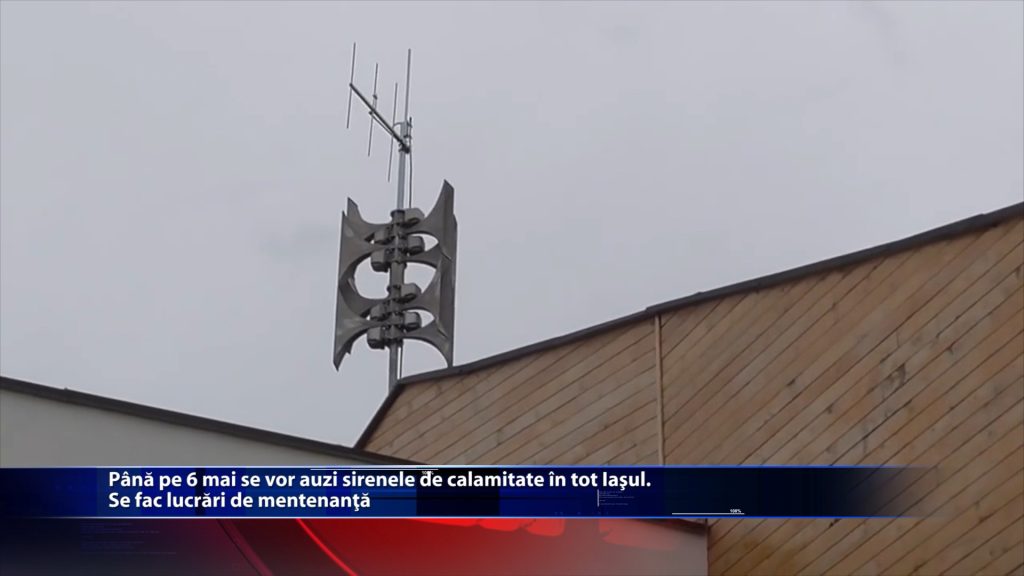 Pana pe 6 mai se vor auzi sirenele de calamitate in tot Iasul. Se fac lucrari de mentenanta