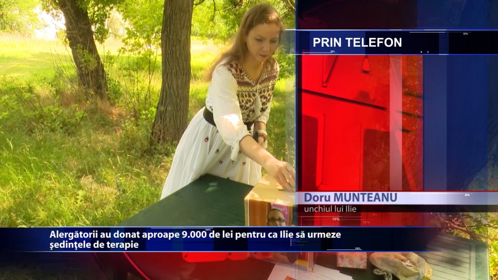 Alergatorii au donat aproape 9.000 de lei pentru ca Ilie sa urmeze sedintele de terapie