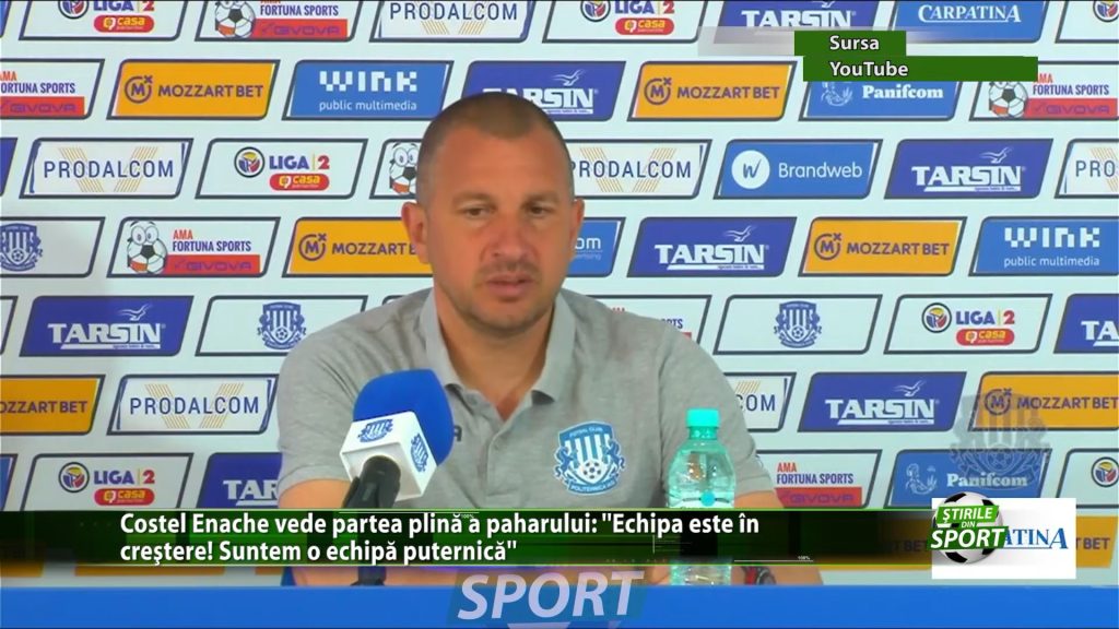 Costel Enache vede partea plina a paharului: „Echipa este in crestere! Suntem o echipa puternica”