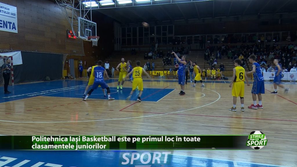 Politehnica Iași Basketball este pe primul loc în toate clasamentele juniorilor. Ovidiu Stochici este mândru de micii baschetbaliști
