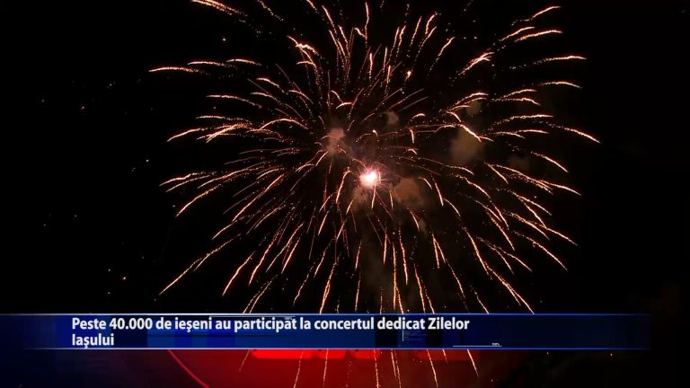 Peste 40.000 de ieseni au participat la concertul dedicat Zilelor Iasului