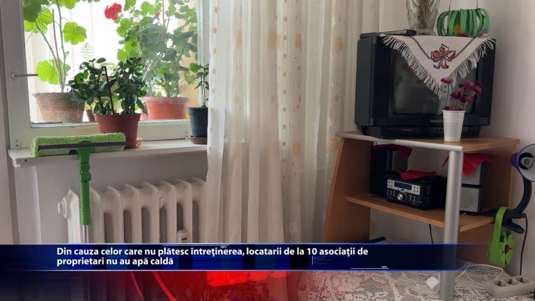 Din cauza celor care nu platesc intretinerea, locatarii de la 10 asocatii de proprietari nu au apa calda