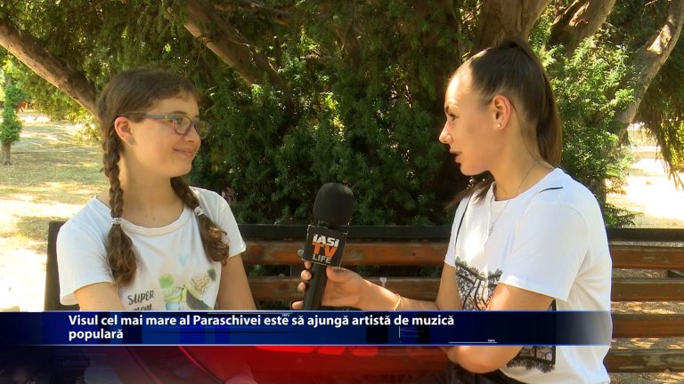Visul cel mai mare al Paraschivei este sa ajunga o artista de muzica populara