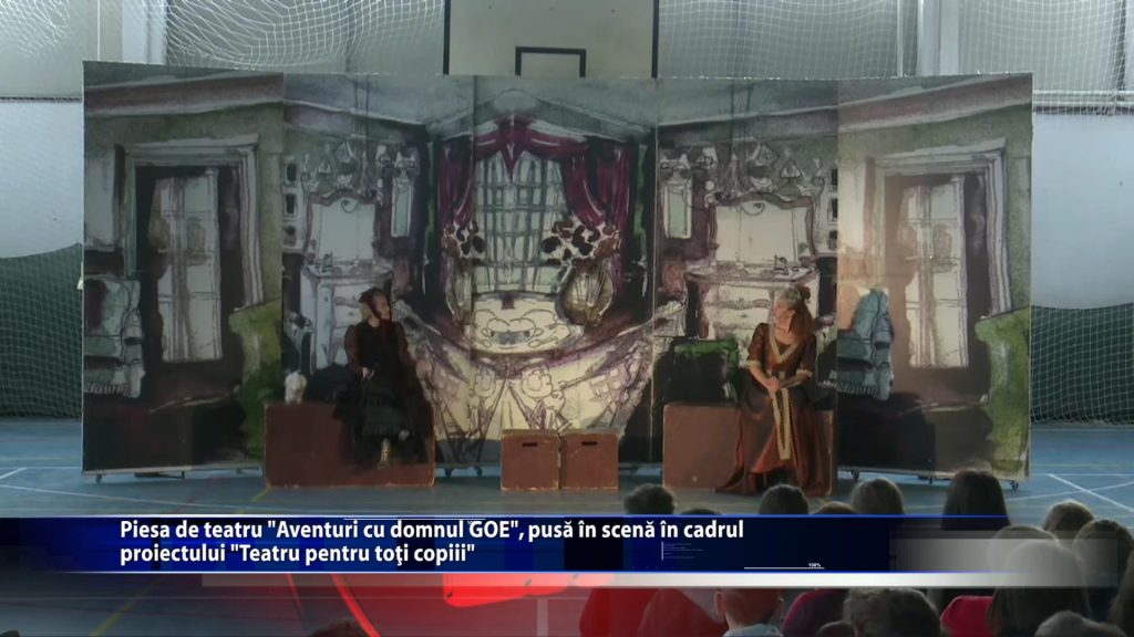 Piesa de teatru „Aventuri cu domnul Goe”, pusa in scena in cadrul proiectului „Teatru pentru toti copiii”