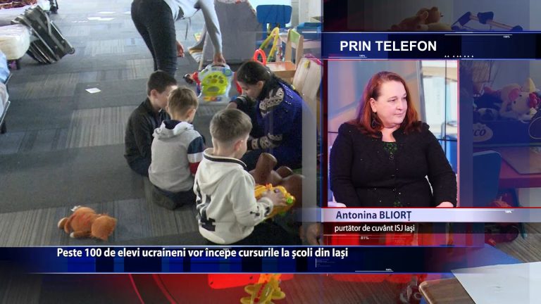 Peste 100 de elevi ucraineni vor incepe cursurile la scoli din Iasi