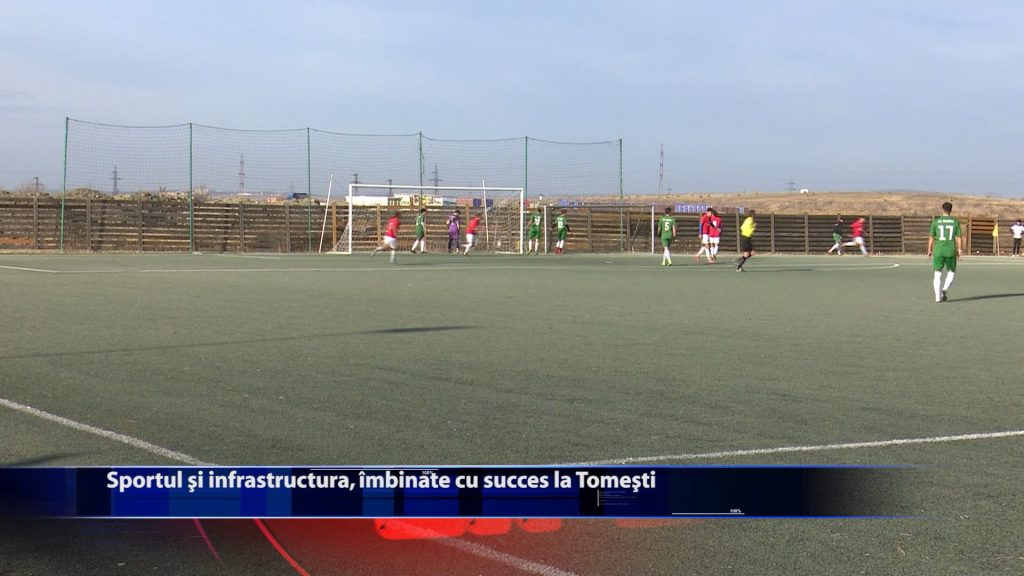 Sportul și infrastructura, îmbinate cu succes la Tomești