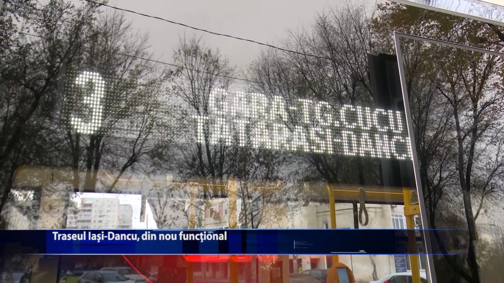Traseul Iasi-Dancu, din nou functional