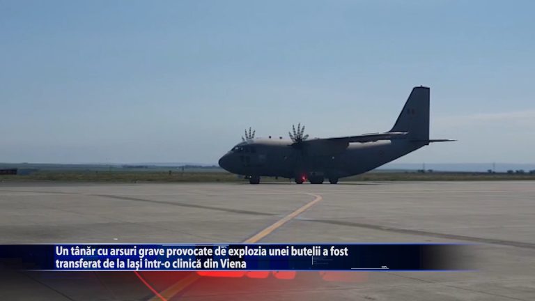 Un tanar cu arsuri grave provocate de explozia unei butelii a fost transferat de la Iasi intr-o clinica din Viena