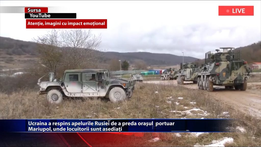 Ucraina a respins apelurile Rusiei de a preda orasul portuar Mariupol, unde locuitorii sunt asediati