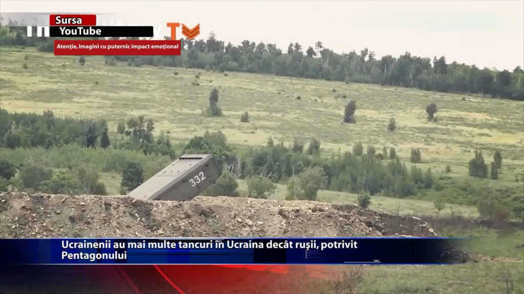 Ucrainenii au mai multe tancuri in Ucraina decat rusii, potrivit Pentagonului