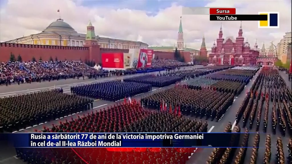 Rusia a sarbatorit 77 de ani de la victoria impotriva Germaniei in cel de-Al II-lea Razboi Mondial