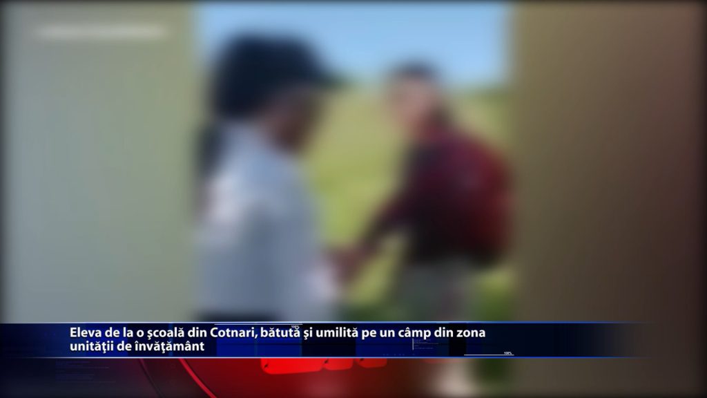 Eleva de la o scoala din Cotnari, batuta si umilita pe un camp din zona unitatii de invatamant