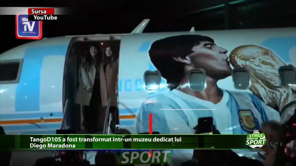 TangoD10S a fost transformat intr-un muzeu dedicat lui Diego Maradona