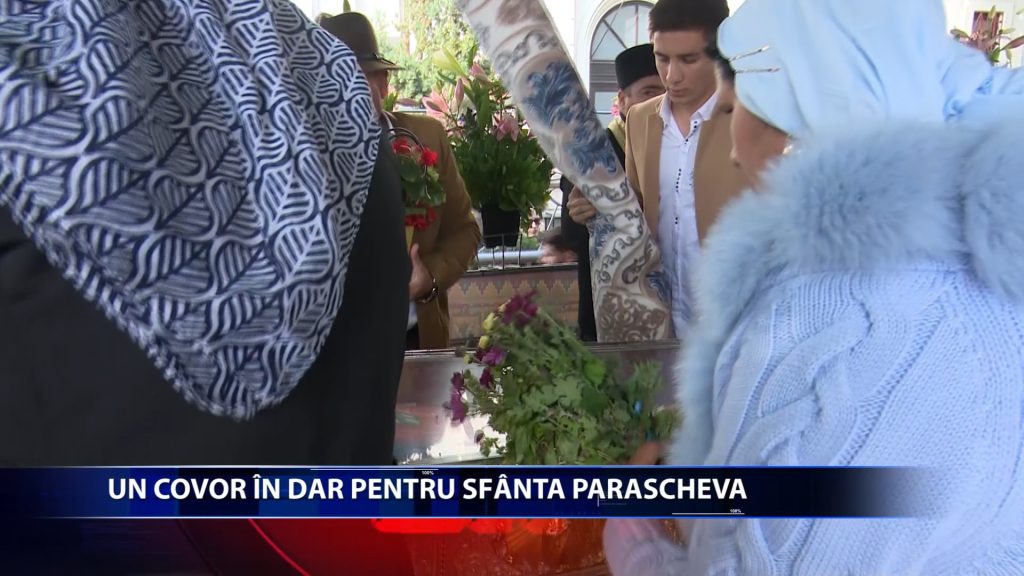 Au venit de la Galati sa aduca covoare pentru Sfanta Parascheva
