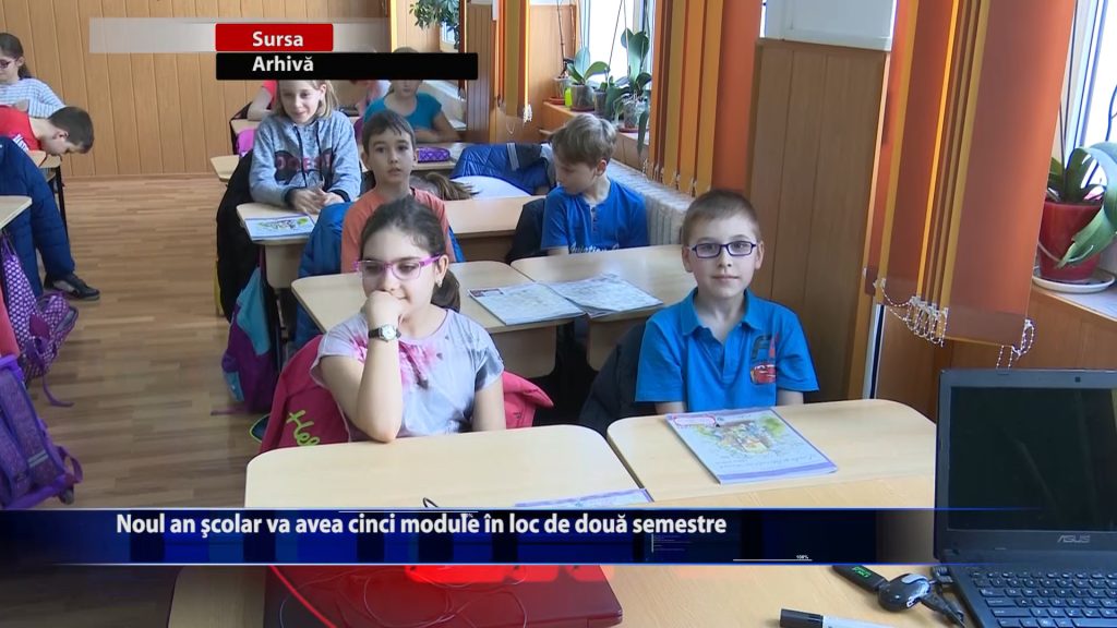 Noul an scolar va avea cinci module in loc de doua semestre