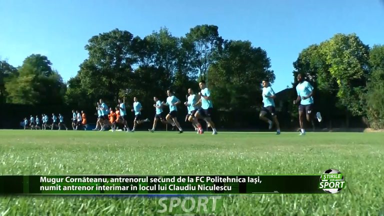 Mugur Cornateanu, antrenorul secund de la FC Polit iasi, numit antrenor interimar in locul lui Claudiu Niculescu