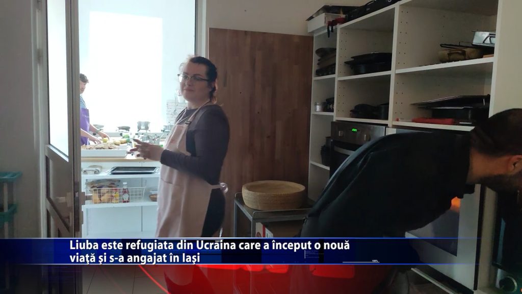 Liuba este refugiata din Ucraina care a inceput o noua viata si s-a angajat in Iasi
