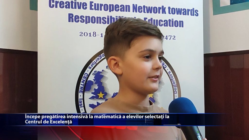 Incepe pregatirea intensiva la matematica a elevilor selectati la Centrul de Excelenta Negruzzi