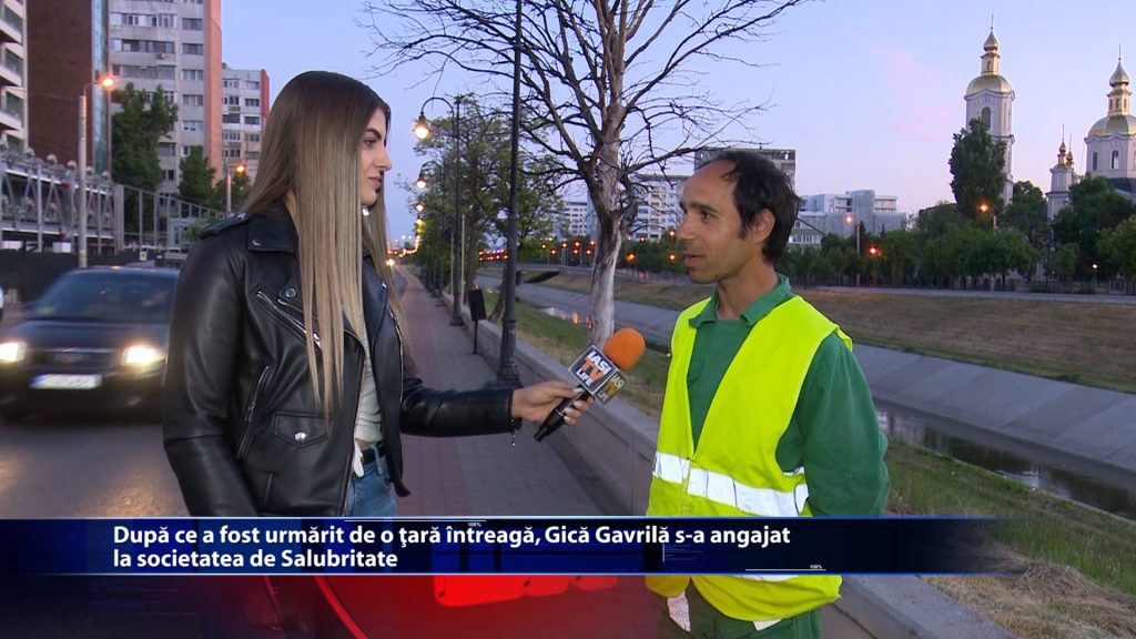 Dupa ce a fost urmarit de o tara intreaga, Gica Gavrila s-a angajat la societatea de Salubritate