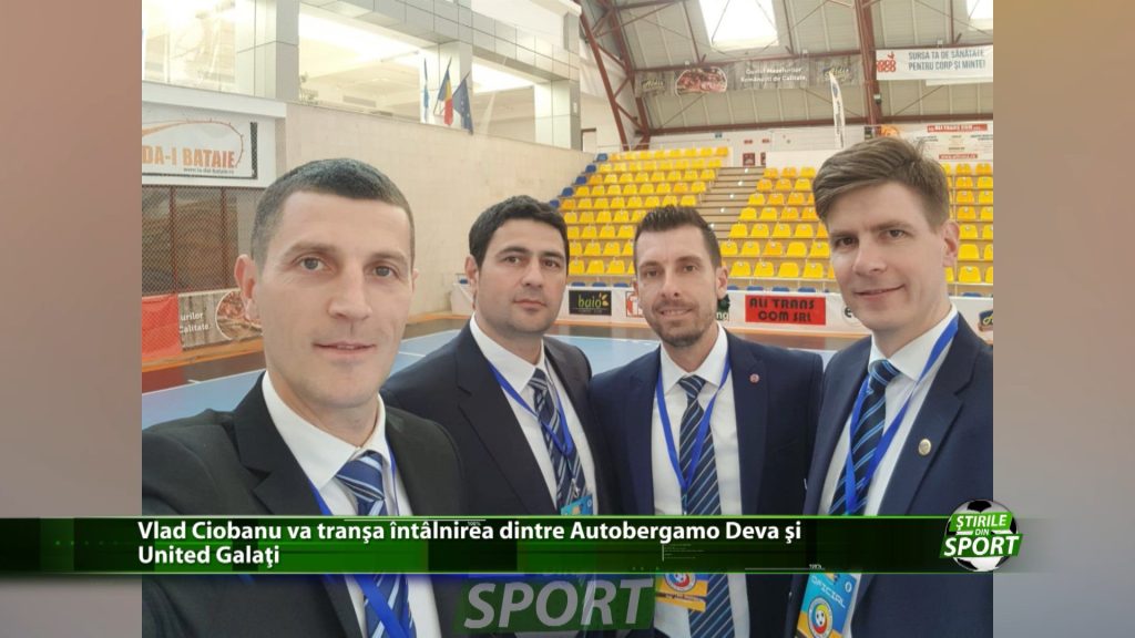 Vlad Ciobanu va transa intalnirea dintre Autobergamo Deva si United Galati