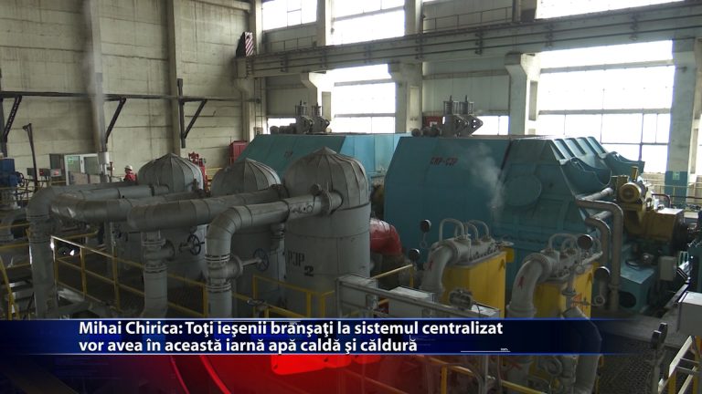 Mihai Chirica: Toti iesenii bransati la sistemul centralizat vor avea in aceasta iarna apa calda si caldura